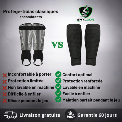 SHYLDOR™ – Protège-Tibias Anti-Choc pour Jeunes Joueurs