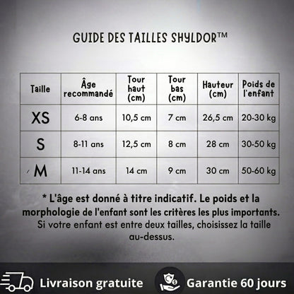SHYLDOR™ – Protège-Tibias Anti-Choc pour Jeunes Joueurs