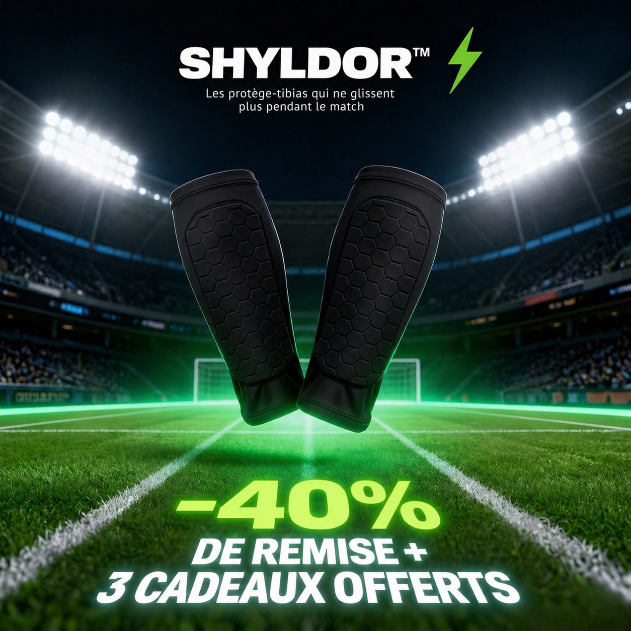 SHYLDOR™ – Protège-Tibias Anti-Choc pour Jeunes Joueurs